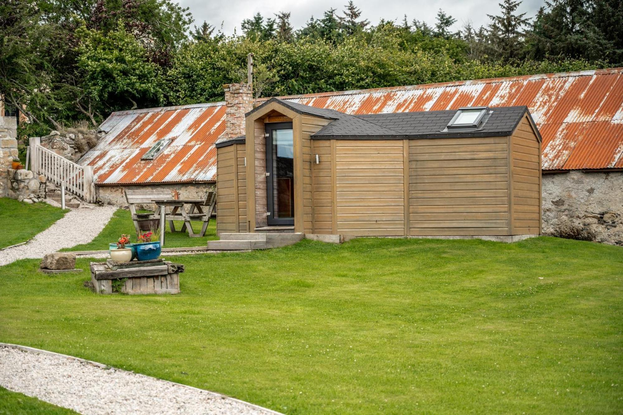 Delny Glamping And Farm Animals Hotel Invergordon Luaran gambar
